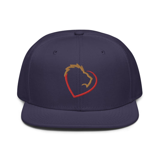 LionHeart Snapback Hat (Blue)